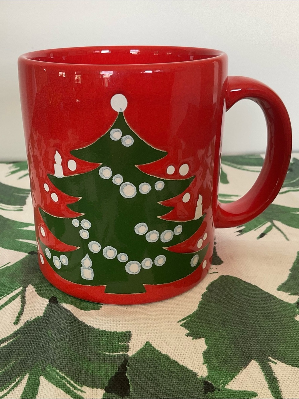 Waechtersbach Red Christmas Tree Mug